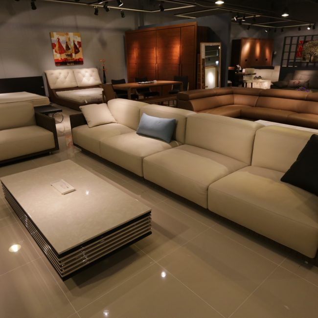 sofa in a furniture shop vseng